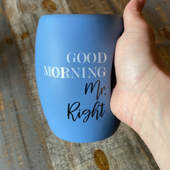 Good Morning Mug Set - Pink and Blue - Picture 4 of 7